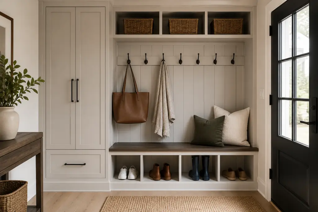 High-End Mudroom Design