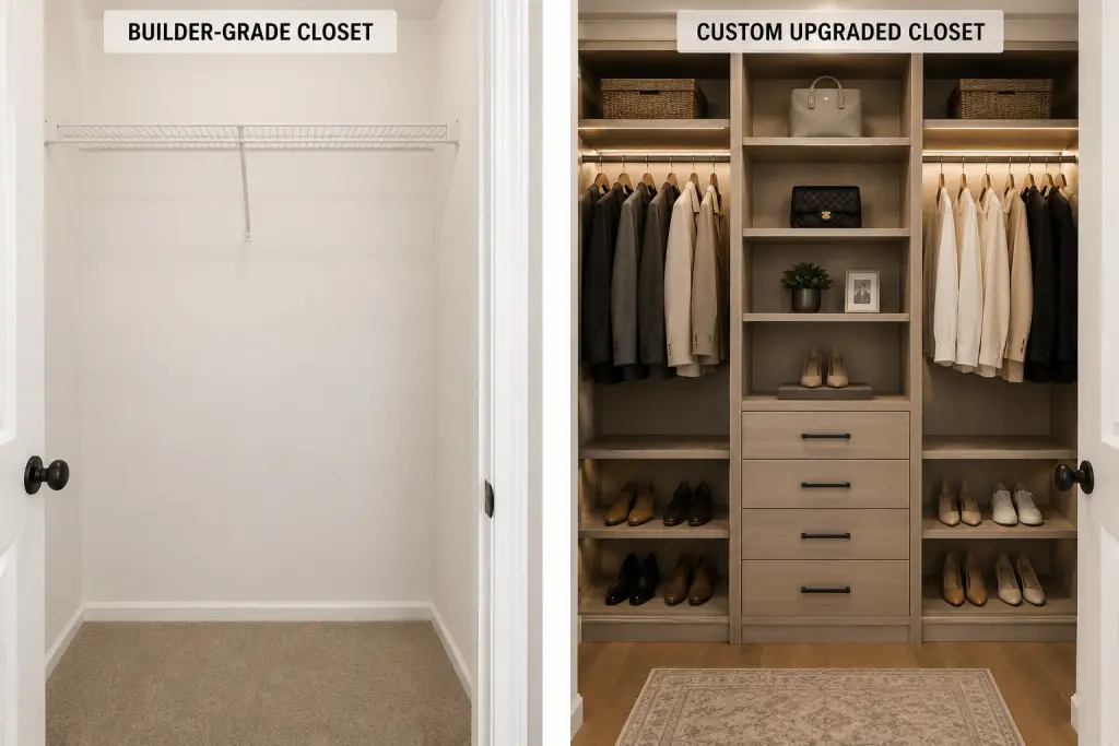 builder-grade closets