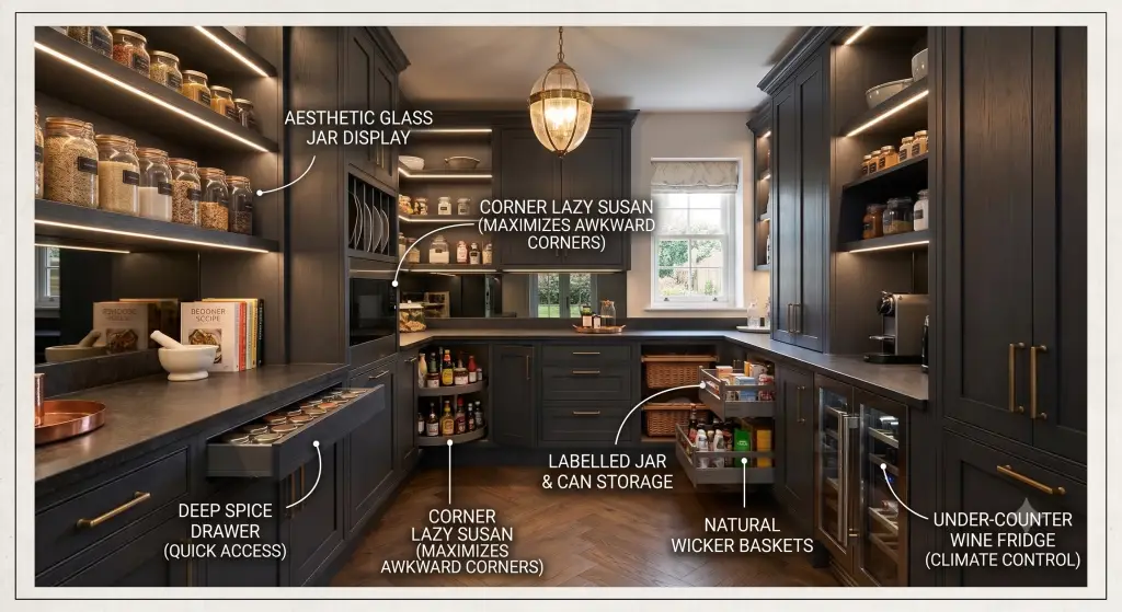 Pantry Organization Tips for Smarter Storage and Built-In Solutions