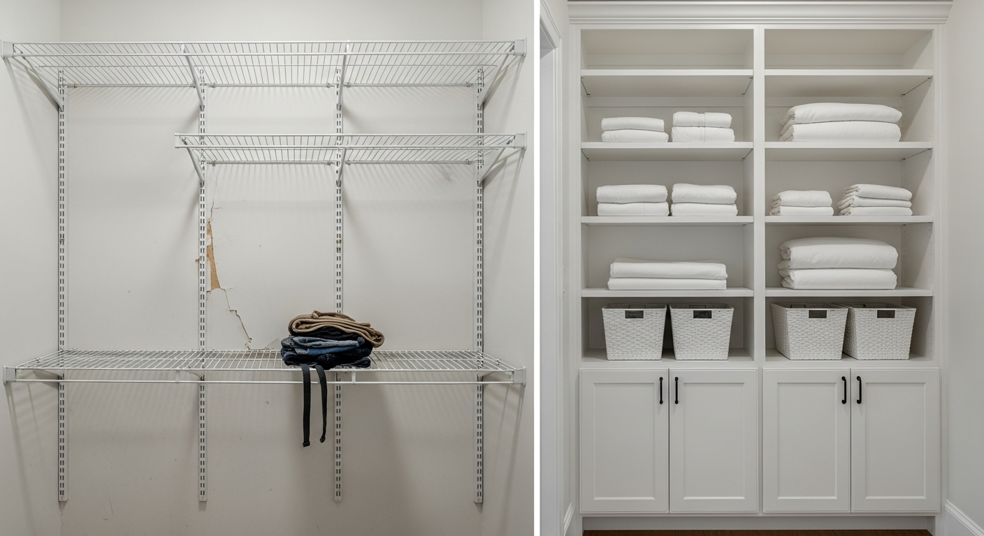 Builder-Grade Closets: Hidden Flaws & Fixes