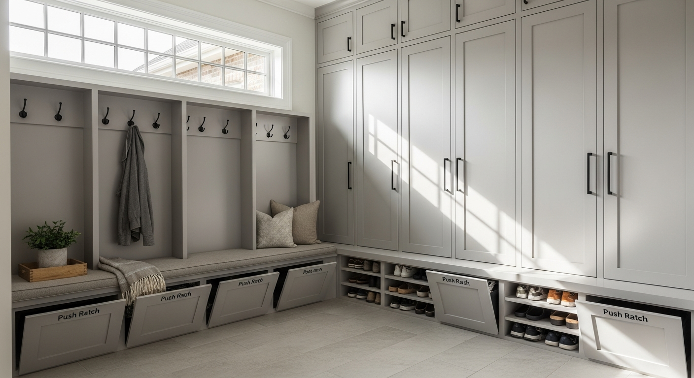 Mudroom Closet Ideas: Control Daily Clutter