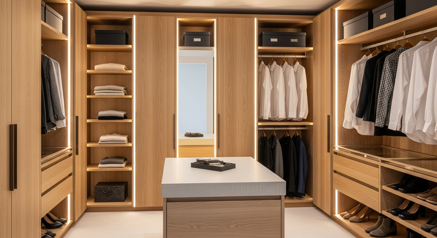 Small Master Closet Storage: Maximize Space