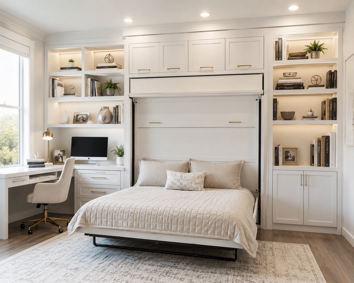 Murphy Beds with Smart Storage and Modern Designs